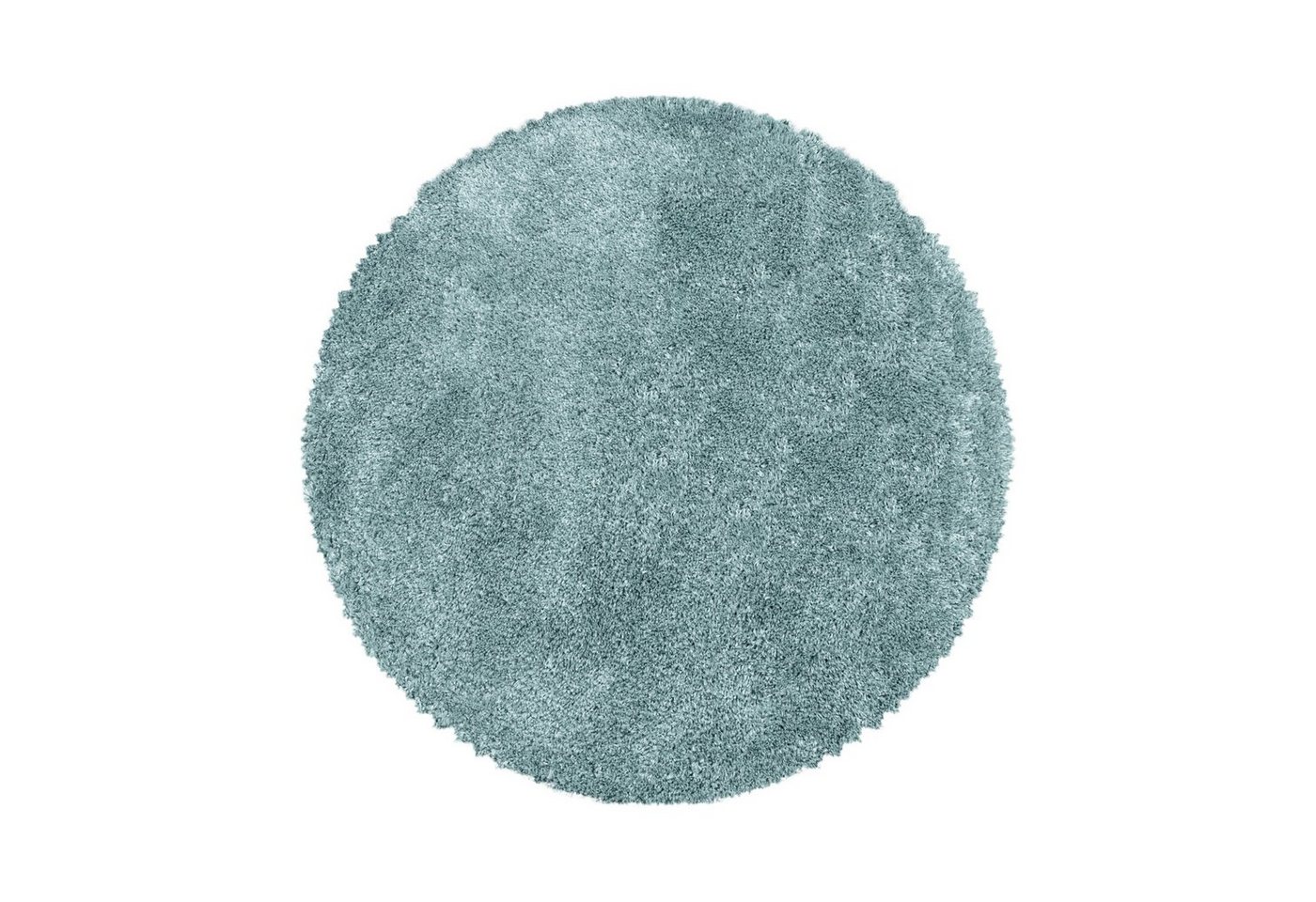 Teppich Unicolor - Einfarbig, SIMPEX24, Rund, Höhe: 30 mm, Runder Teppich Wohnzimmer Einfarbig Shaggy versch. farben und größen von SIMPEX24