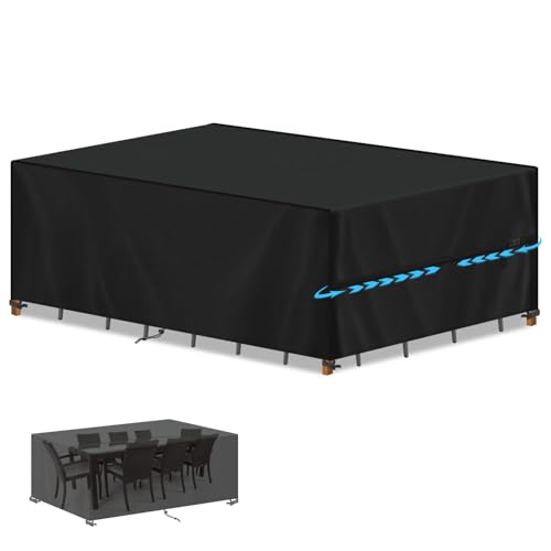 SIMPHAUS Abdeckungen für Gartenmöbel Lounge Gartenmöbel Abdeckung,420D Oxford Plane Gartenmöbel Wasserdicht,Tisch Abdeckung Outdoor Abdeckplane für Gartentische,Terrassenmöbel,Loungesofa 260x100x80cm SIMPHAUS Abdeckungen für Gartenmöbel Lounge Gartenmöbel Abdeckung,420D Oxford Plane Gartenmöbel Wasserdicht,Tisch Abdeckung Outdoor Abdeckplane für Gartentische,Terrassenmöbel,Loungesofa 260x100x80cm von SIMPHAUS