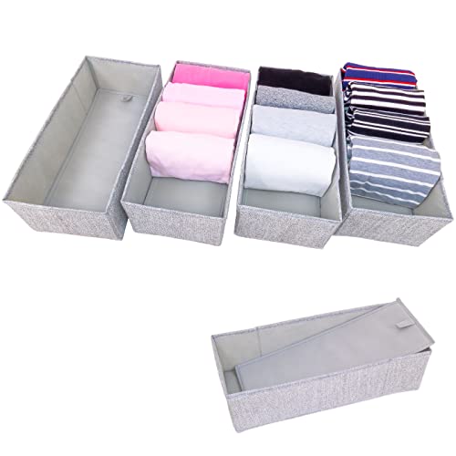 SIMPLE JOY® MALM FileFolding Box für ikea Kommode; DAS ORIGINAL; passgenau; Stabiler Boden; Schubladen Ordnungssystem, 4er Set von SIMPLE JOY
