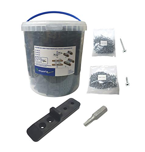 VERSTECKTES SET SYSTEM ZUR MONTAGE VON TERRASSENPLATTEN AUF 5 m² MIT SCHRAUBEN- UNSICHTBARE TERRASSENBEFESTIGUNG VERSTECKTES SET SYSTEM ZUR MONTAGE VON TERRASSENPLATTEN AUF 5 m² MIT SCHRAUBEN- UNSICHTBARE TERRASSENBEFESTIGUNG von SIMPLEFIX