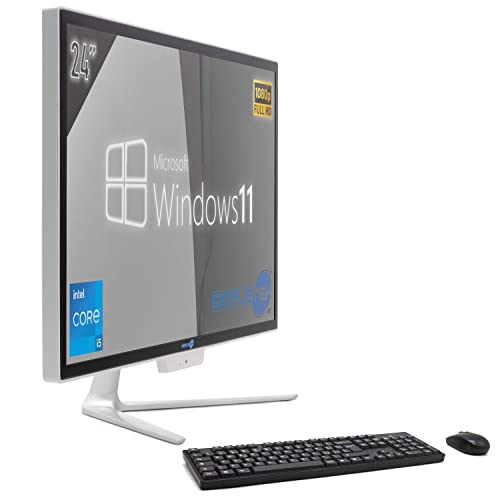 PC All in One Core i5 bis 3,10 GHz 16 GB RAM SSD 240 GB + 2 TB Windows 11 Pro | Display 24 Zoll FHD Webcam Integrierte WiFi BT LAN HDMI | Festcomputer für Home Büro Schule Arbeit PC All in One Core i5 bis 3,10 GHz 16 GB RAM SSD 240 GB + 2 TB Windows 11 Pro | Display 24 Zoll FHD Webcam Integrierte WiFi BT LAN HDMI | Festcomputer für Home Büro Schule Arbeit von SIMPLETEK