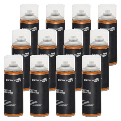 SIMPLETEK - 12 x Spraydose Lackreiniger und Vorbereiter zur Entdeckung von Krabben Spalten Schweißnägeln 400 ml (12 Stück) von SIMPLETEK