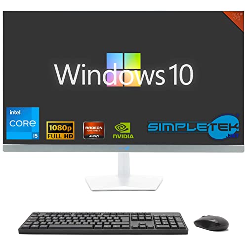 SIMPLETEK - 24" FHD All in One Computer | Core i5 | Windows 10 Pro | 4GB RAM | 120GB SSD | mit integrierter 5MP Webcam, Wifi 6 und BT 5.2 SIMPLETEK - 24" FHD All in One Computer | Core i5 | Windows 10 Pro | 4GB RAM | 120GB SSD | mit integrierter 5MP Webcam, Wifi 6 und BT 5.2 von SIMPLETEK