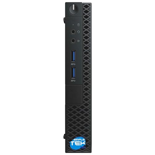 SIMPLETEK - 3050 Tiny Micro Mini PC | i3 | Windows 10 Pro | 120GB SSD | 4GB RAM | HDMI | DisplayPort (Generalüberholt) von SIMPLETEK