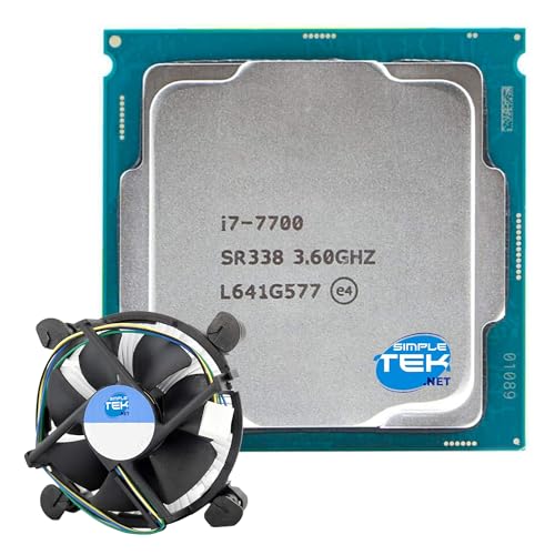 SIMPLETEK - 4 Core 8 Threads 3,6 GHz Desktop-Prozessor mit bis zu 4,2 GHz LGA1151 Socket TDP 65 W LGA1151 V2 TDP 65 W im Bulk-Format, inklusive Kühlkörper (Generalüberholt) von SIMPLETEK