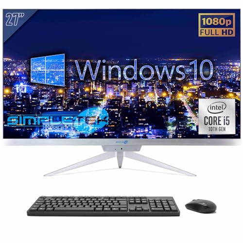 SIMPLETEK - All in One 27" Full HD PC | Core i5 10. Generation | Windows 10 | 16GB RAM SSD 960GB | Integrierte 2K Webcam | HDMI Serial RS232 SIMPLETEK - All in One 27" Full HD PC | Core i5 10. Generation | Windows 10 | 16GB RAM SSD 960GB | Integrierte 2K Webcam | HDMI Serial RS232 von SIMPLETEK