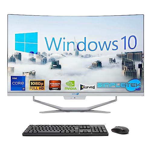 SIMPLETEK All in One Computer 27" Curved | Prozessor Intel i9 10 Gen | Grafikkarte GTX1650 4GB | Windows 10 | 64GB RAM 4TB SSD | Ideal für Grafik, Gaming, Arbeit SIMPLETEK All in One Computer 27" Curved | Prozessor Intel i9 10 Gen | Grafikkarte GTX1650 4GB | Windows 10 | 64GB RAM 4TB SSD | Ideal für Grafik, Gaming, Arbeit von SIMPLETEK