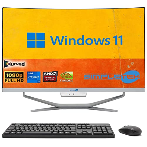 SIMPLETEK - All in One Display Curved 24" Core i7 Windows 11 | 16GB RAM SSD 480GB | Arbeit, Unterhaltung SIMPLETEK - All in One Display Curved 24" Core i7 Windows 11 | 16GB RAM SSD 480GB | Arbeit, Unterhaltung von SIMPLETEK