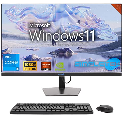 SIMPLETEK - All-in-One-PC 24" FHD 60Hz Core i5 Windows 11 | 8GB SSD 240GB | Zuhause, Arbeit SIMPLETEK - All-in-One-PC 24" FHD 60Hz Core i5 Windows 11 | 8GB SSD 240GB | Zuhause, Arbeit von SIMPLETEK