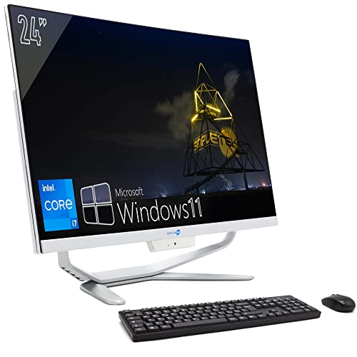 SIMPLETEK - All-in-One-PC 24 Zoll Full HD Curvo Core i7 bis zu 3,90 GHz Windows 11 Pro 16 GB RAM SSD 2 TB + 240 GB Webcam 1080p WiFi5 BT HDMI Desktop-PC Aio Zuhause Schule Arbeit SIMPLETEK - All-in-One-PC 24 Zoll Full HD Curvo Core i7 bis zu 3,90 GHz Windows 11 Pro 16 GB RAM SSD 2 TB + 240 GB Webcam 1080p WiFi5 BT HDMI Desktop-PC Aio Zuhause Schule Arbeit von SIMPLETEK