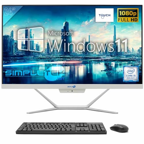 SIMPLETEK - All in One Touch PC | Intel Core i5 8. Generation | Windows 11 Pro | 16GB RAM SSD 960GB | Integrierte 2K Webcam | Touchscreen Bildschirm | BT 5.2 SIMPLETEK - All in One Touch PC | Intel Core i5 8. Generation | Windows 11 Pro | 16GB RAM SSD 960GB | Integrierte 2K Webcam | Touchscreen Bildschirm | BT 5.2 von SIMPLETEK