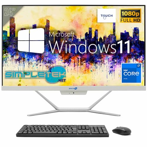 SIMPLETEK - All in One Touch PC | Intel Core i7 6. Generation | Windows 11 Pro | 8GB RAM SSD 120GB | Integrierte 2K Webcam | Touchscreen Bildschirm | BT 5.2 SIMPLETEK - All in One Touch PC | Intel Core i7 6. Generation | Windows 11 Pro | 8GB RAM SSD 120GB | Integrierte 2K Webcam | Touchscreen Bildschirm | BT 5.2 von SIMPLETEK