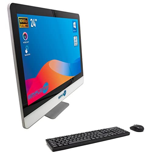 SIMPLETEK All in One Touch Screen Windows 10 Professional | 24 Zoll Full HD Core i3 2.40 Ghz | 16 GB RAM SSD 240 GB | Integrierte Webcam Touchscreen HDMI LAN Wi-Fi Bluetooth USB 3.0 PC Desktop SIMPLETEK All in One Touch Screen Windows 10 Professional | 24 Zoll Full HD Core i3 2.40 Ghz | 16 GB RAM SSD 240 GB | Integrierte Webcam Touchscreen HDMI LAN Wi-Fi Bluetooth USB 3.0 PC Desktop von SIMPLETEK