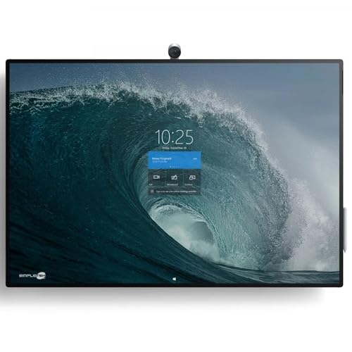 SIMPLETEK - All-in-One Touchscreen 4K 50" | i5-8350U 8GB 240GB | Windows 11 Pro | Abnehmbare 4K VESA Webcam (Generalüberholt) von SIMPLETEK
