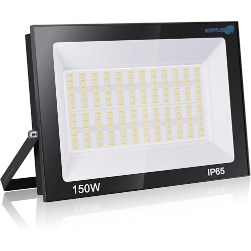 SIMPLETEK - Außenstrahler 150W IP65 LED Wasserdicht Gartenleuchte Hofleuchte 6000K Kaltweiß MQ220V-150W SIMPLETEK - Außenstrahler 150W IP65 LED Wasserdicht Gartenleuchte Hofleuchte 6000K Kaltweiß MQ220V-150W von SIMPLETEK