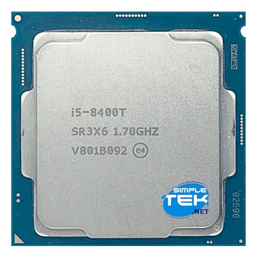 SIMPLETEK - Desktop-Prozessor 6 Kerne 6 Threads 1,7 GHz mit Boost bis zu 3,3 GHz Sockel LGA1151 V2 TDP 35 W Bulk (Generalüberholt) von SIMPLETEK