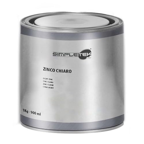 SIMPLETEK - Dose 1 kg Zinklack schützt vor Oxidation Korrosionsschutz Galvaniklackierung 900 ml (1 Stück) von SIMPLETEK
