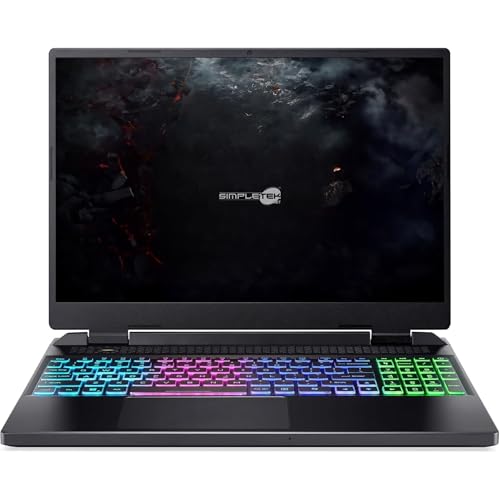 SIMPLETEK Gaming Notebook 16" QHD+ 165Hz | 64GB RAM DDR5 120GB SSD | CPU 9 8945HS GPU RTX 4060 8GB | Win 11 Home (Generalüberholt) von SIMPLETEK