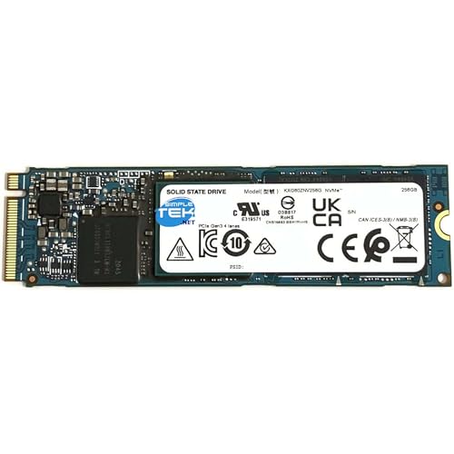 SIMPLETEK - Interne SSD M.2 2280 NVMe 256 GB | TLC 3D NAND | PCIe Gen3.1x4 NVMe | Für Notebook und PC (Generalüberholt) von SIMPLETEK