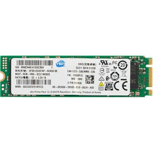 SIMPLETEK - Interne SSD M.2 SATA 2280 256 GB | NGFF, 3D V3 NAND Technologie | Für Notebook und PC (Generalüberholt) von SIMPLETEK