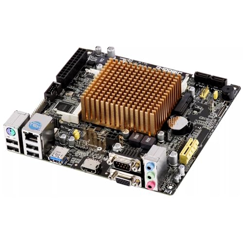 SIMPLETEK - J1800I-C Motherboard mit integriertem Mini ITX 2,41 GHz RS232 5x USB 2x RAM Slot DDR3L 2x SATA VGA HDMI Audio PS2 PCIe TPM LPT | I/O Shield enthalten (überholt) von SIMPLETEK