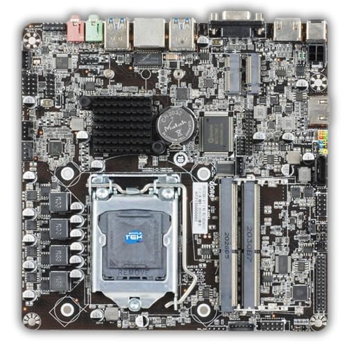 SIMPLETEK - Mini-ITX H61 Motherboard | Intel CPU Unterstützung 2nd / 3rd Gen - 2x DDR3 | mSATA | All in one / HTPC von SIMPLETEK