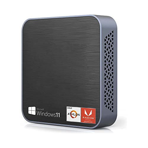SIMPLETEK Mini-PC Windows 11 Pro AMD Max 3,30 GHz 32 GB RAM DDR4 4 TB SSD M.2 WiFi+BT | TypeC + HDMI + DP | Desktop-PC + VESA-Halterung von SIMPLETEK