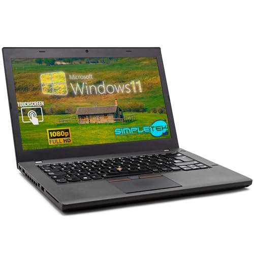 SIMPLETEK - Notebook 14" | Core i5 | Windows 11 Pro | 4GB RAM | 4TB SSD | Touchscreen | HDMI + Mini DP | Externe Tastaturlayout (Generalüberholt) von SIMPLETEK
