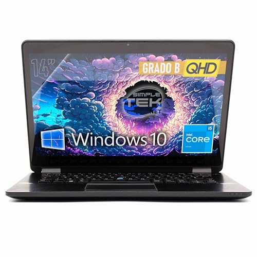 SIMPLETEK - Notebook 14" FHD Core i5 16GB RAM 480GB SSD M.2 Windows 10 Pro Italienisches Layout Integrierte Webcam, WiFi, BT, HDMI, miniDP (Generalüberholt) von SIMPLETEK