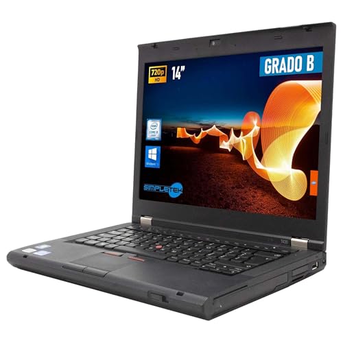 SIMPLETEK Notebook 14" i5 8GB 480GB Windows 10 Pro HD Italienische Tastatur Notebook | Wifi + BT + VGA + Mini DP (Generalüberholt) von SIMPLETEK