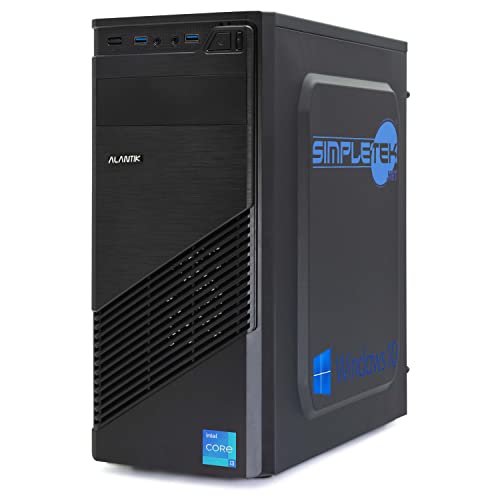 SIMPLETEK PC Desktop Core i3 3,10 GHz Windows 10 Pro 16 GB RAM SSD 120 GB + 2 TB | Festcomputer für Schulbüro, Arbeit und Alltag SIMPLETEK PC Desktop Core i3 3,10 GHz Windows 10 Pro 16 GB RAM SSD 120 GB + 2 TB | Festcomputer für Schulbüro, Arbeit und Alltag von SIMPLETEK