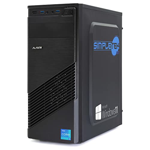 SIMPLETEK PC Desktop Core i3 3,10 GHz Windows 11 Pro 8 GB RAM SSD 240 GB | Festcomputer für Büro, Schule, Arbeit und Alltag SIMPLETEK PC Desktop Core i3 3,10 GHz Windows 11 Pro 8 GB RAM SSD 240 GB | Festcomputer für Büro, Schule, Arbeit und Alltag von SIMPLETEK