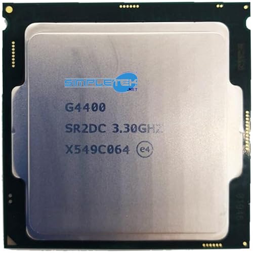 SIMPLETEK - Prozessor für Desktop-Computer CPU G4400 3,3 GHz Sockel 1151 6Th Gen SR2DC (Generalüberholt) von SIMPLETEK