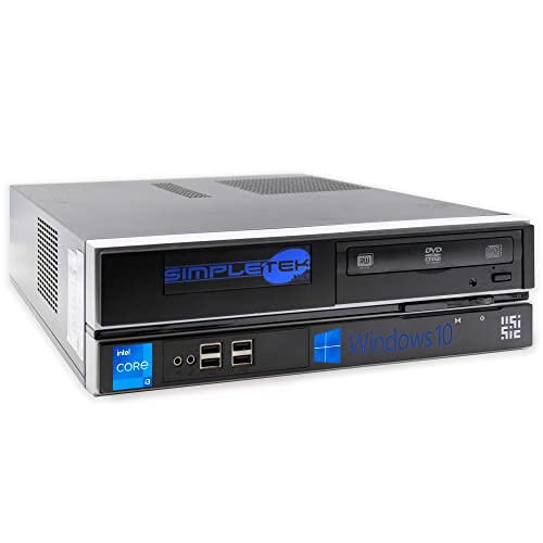 SIMPLETEK SFF Core i3 8 GB RAM 120 GB SSD Windows 10 Pro | Serielle Schnittstelle RS232 LPT (überholt) von SIMPLETEK