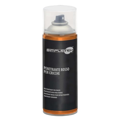 SIMPLETEK - Spraydose Penetrationslack Detektor Rot für Seilwinden Spalten Löten 400 ml (1 Stück) von SIMPLETEK