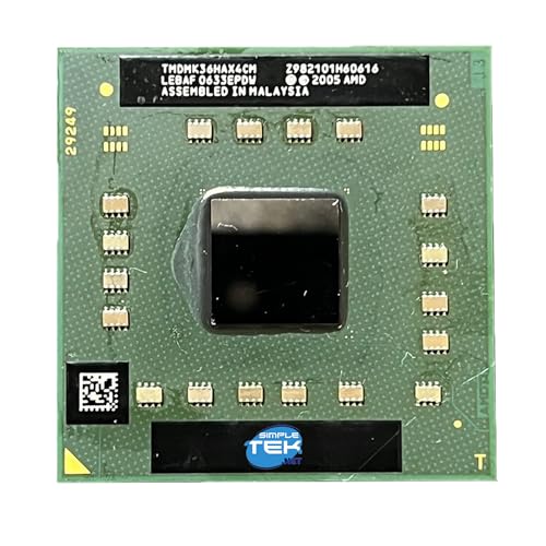 SIMPLETEK - Turion 64 ML‑32 Mobiler Prozessor 1,80 GHz Sockel 754, Single-Core, Notebook-Linie AIO (Generalüberholt) von SIMPLETEK
