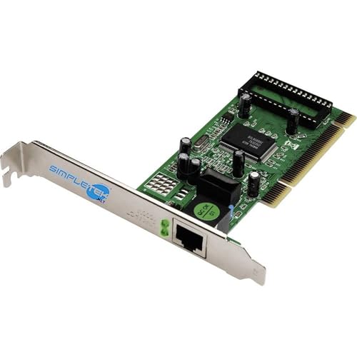 SIMPLETEK - Zusätzliche RJ-45-Ethernet-Netzwerkkarte DN 10110 auf 32-Bit-Steckplatz mit Low Profile SFF Halterung SIMPLETEK - Zusätzliche RJ-45-Ethernet-Netzwerkkarte DN 10110 auf 32-Bit-Steckplatz mit Low Profile SFF Halterung von SIMPLETEK