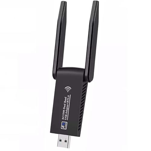 Simpletek USB-Stick WIFI 2.4G 1300Mbps|WiFi 5| Integriertes Bluetooth 5.0 | Dual-Ban 2.4 GHz und 5.8 GHz| USB 3.0 Schnittstelle | MU-MIMO Technologie Simpletek USB-Stick WIFI 2.4G 1300Mbps|WiFi 5| Integriertes Bluetooth 5.0 | Dual-Ban 2.4 GHz und 5.8 GHz| USB 3.0 Schnittstelle | MU-MIMO Technologie von SIMPLETEK