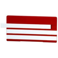 Flamco Bezeichnungsschild mit 3 Leerleisten 100x50mm Kunststoff, Rot Flamco Bezeichnungsschild mit 3 Leerleisten 100x50mm Kunststoff, Rot von SIMPLEX
