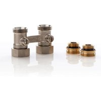 Simplex - Hahnblock D1/50 Standard, Durchgangsform, für Heizkörper ½ Zoll ig von SIMPLEX