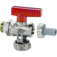SIMPLEX KFE-Kugelhahn 1/2'' Durchgangsform für Heizung - selbstd. - PN16 - vernickelt - Schwermodell von SIMPLEX
