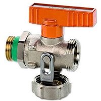 SIMPLEX KFE-Kugelhahn 1/2'' Durchgangsform für SOLAR - selbstdichtend - PN16 - vernickelt von SIMPLEX