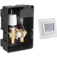 SIMPLEX Kombi-Box RTL-TH DIGITAL mit digitalem Raumtemperaturregler - Wandabdeckung weiß - F11838 von SIMPLEX