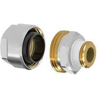 Simplex - Flamco Plus dvgw Schwarzrohradapter für Rohr 3/8' x g 1/2' Außengewinde mit Einschneiddichtung von SIMPLEX