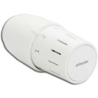 Standard-Thermostatkopf Fühlerelement TC-S3 Klemmanschluss ra weiß F35342 - Simplex von SIMPLEX