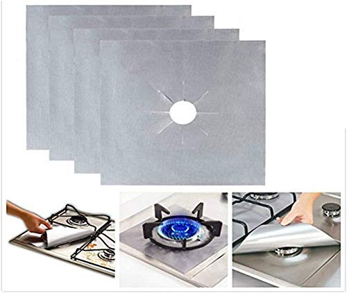 SimpLISIM: Set 4 Blatt Aluminium Schutz für Gasherde, wiederverwendbar SimpLISIM: Set 4 Blatt Aluminium Schutz für Gasherde, wiederverwendbar von SIMPLISIM