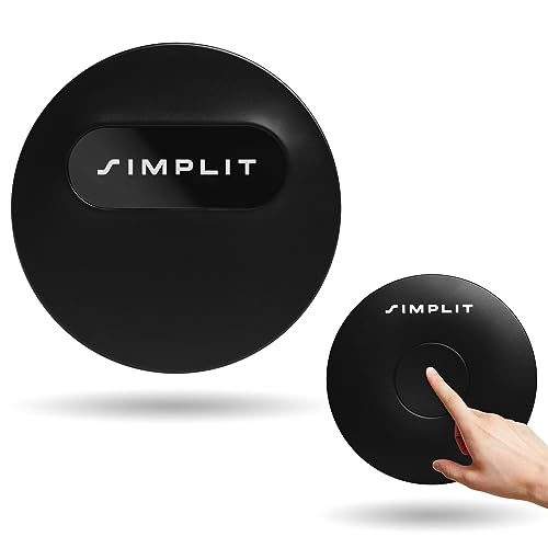 SIMPLIT Funk Türklingel “T10” - Haustürklingel - 200m Reichweite Klingel Haustür - Türklingel Funk 58 Melodien - Doorbell Wireless - Hallen Klingel (Schwarz) von SIMPLIT