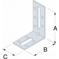 Befestigungswinkel mit Verstärkung simpson - A30xB70xC55x2mm - EFIXR753 von SIMPSON STRONG TIE