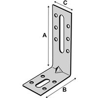 Simpson Strong Tie - Befestigungswinkel mit Verstärkung simpson - A80xB55xC30 - St.2.5 mm - EFIXR853A von SIMPSON STRONG TIE
