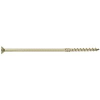Holzschraube mit Senkkopf – Gelb verzinkter Stahl – Torx 10x140 mm – T40 – Packung mit 50 von SIMPSON STRONG TIE